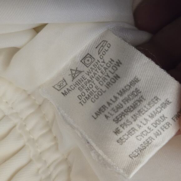 HARLEY DAVIDSON Racing Motor Cycles Cream Nylon Biker Jacket Coat Medium - Picture 8 of 8